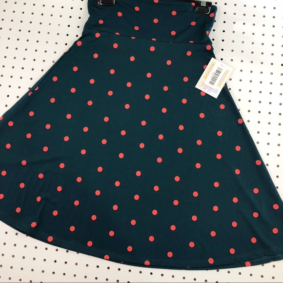 LuLaRoe Dresses & Skirts - NWT polka dot yogaband skirt. Small
